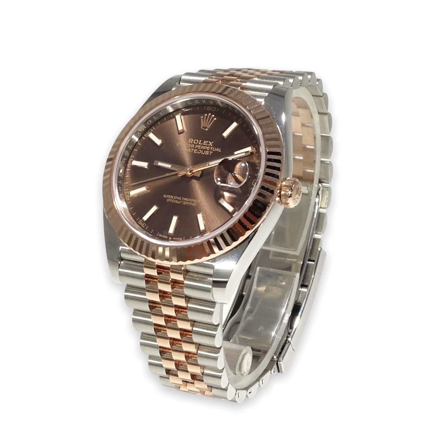 rolex datejust half gold