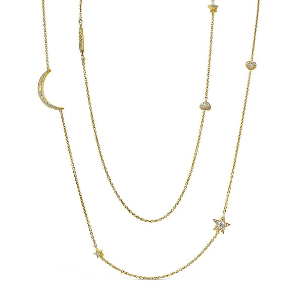 Celestial Hearts Star Necklace